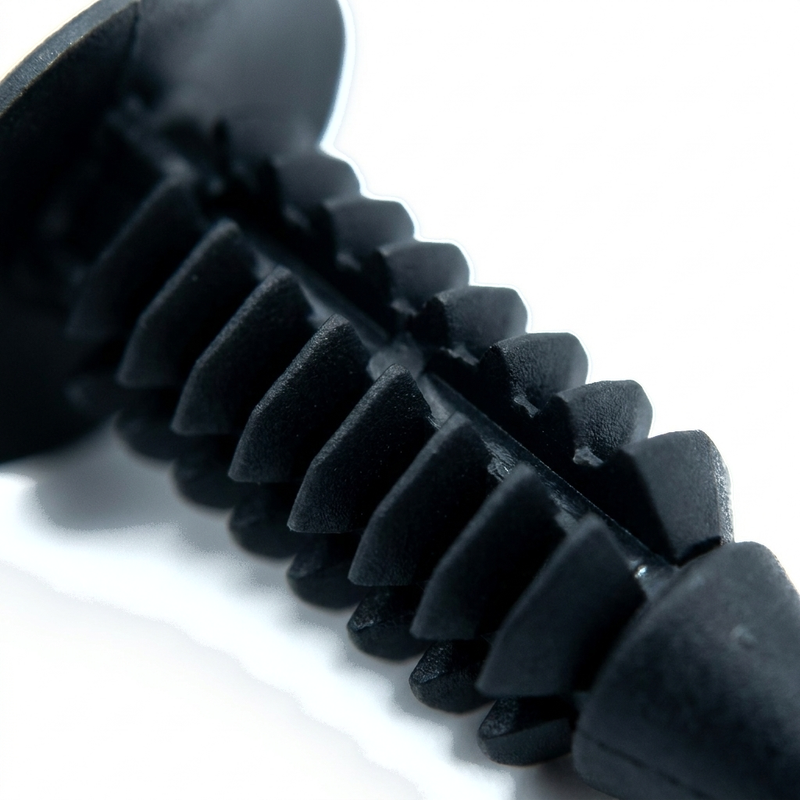 Universal Ford GM Chrysler Trim Retainer | Radiator Fender Bumper — Macro Detail