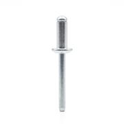 GM Ford Chrysler Window Regulator Rivet Short 1/4 inch | Aluminum Steel Mandrel — Side Profile