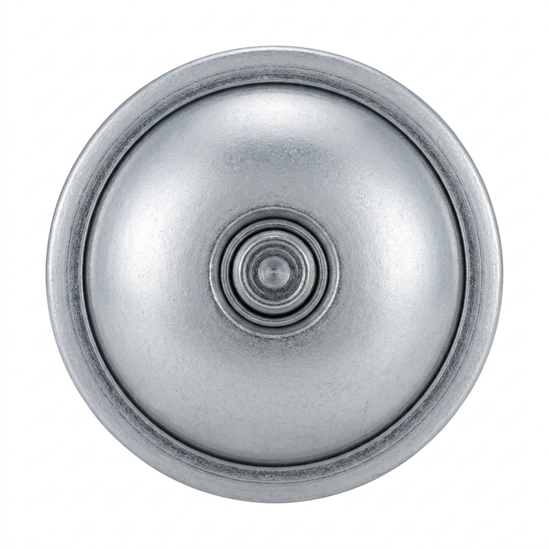 GM Ford Chrysler Window Regulator Rivet Short 1/4 inch | Aluminum Steel Mandrel — Top-Down View