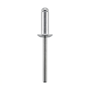 GM Ford Chrysler Window Regulator Rivet Long 1/4 inch | Aluminum Steel Mandrel — Side Profile