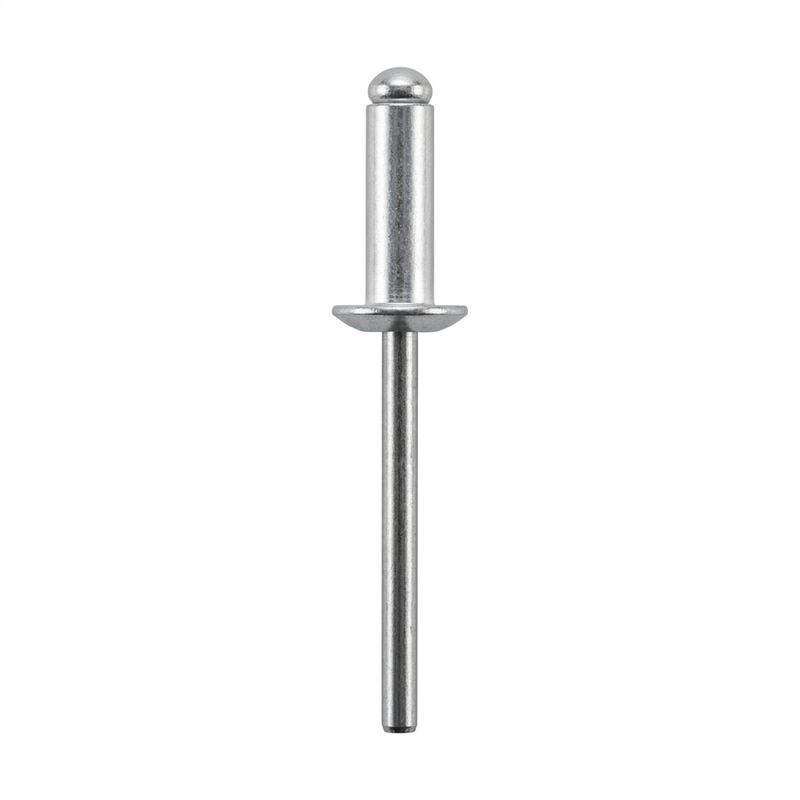 GM Ford Chrysler Window Regulator Rivet Long 1/4 inch | Aluminum Steel Mandrel — Side Profile