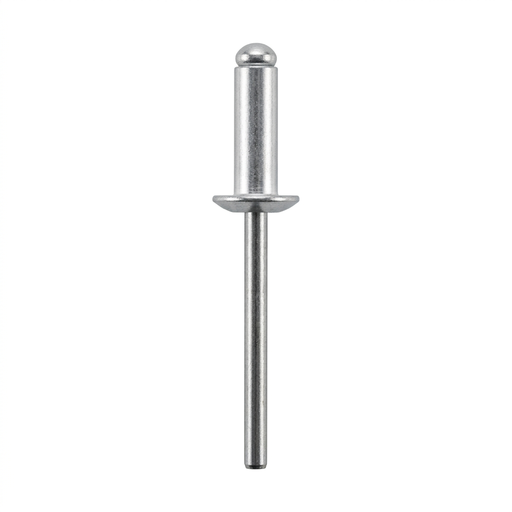 GM Ford Chrysler Window Regulator Rivet Long 1/4 inch | Aluminum Steel Mandrel — Side Profile