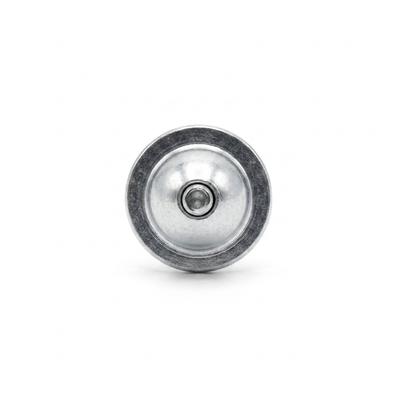 GM Ford Chrysler Window Regulator Rivet Long 1/4 inch | Aluminum Steel Mandrel — Top-Down View