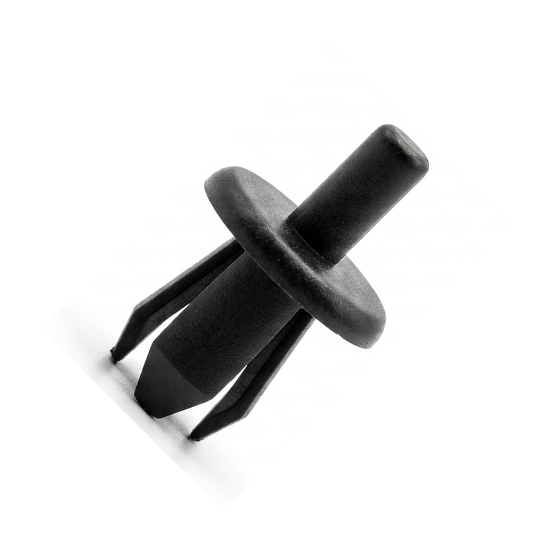 Land Rover Rocker Panel Moulding Clip | Push-Type, Black, 16mm Head — Hero View