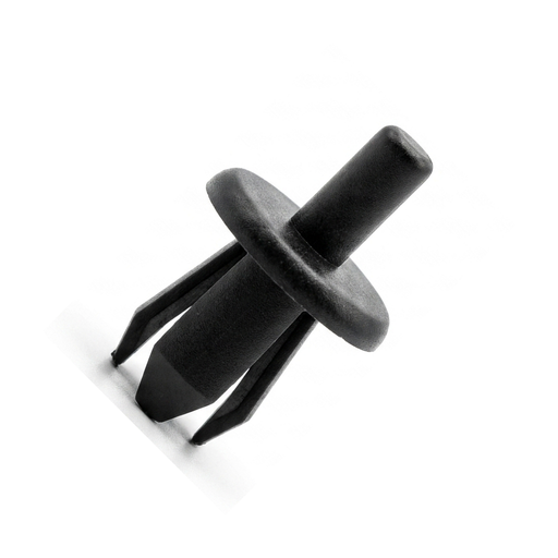 Land Rover Rocker Panel Moulding Clip | Push-Type, Black, 16mm Head — Hero View