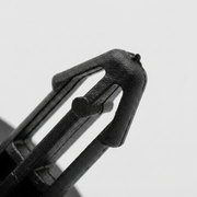 Honda Civic CR-V Front Cowl Retainer 91501-SEA-003 — macro detail of stem slots and barb