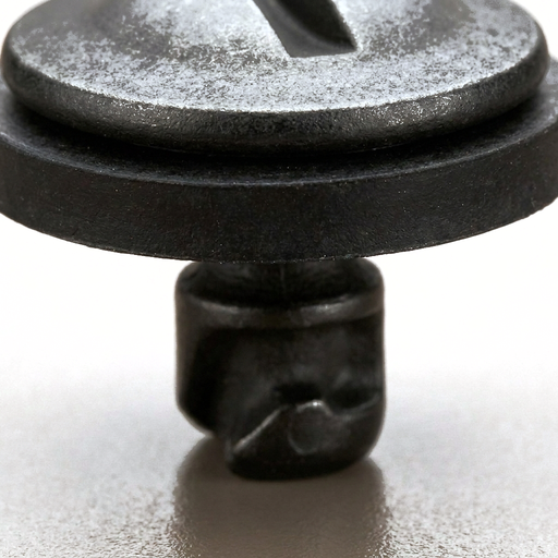 Audi cowl retainer 21886 — macro detail of integrated gasket ring and locking tab