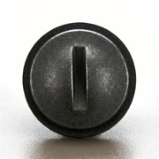 Audi cowl retainer 21886 — top-down view of slotted drive groove