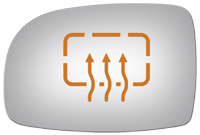 Burco Side View Mirror Heated - 2270H