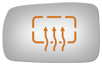 Burco Side View Mirror Heated - 2274H