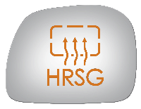 Burco Side View Mirror Heated W/Mount - 2727HRSG