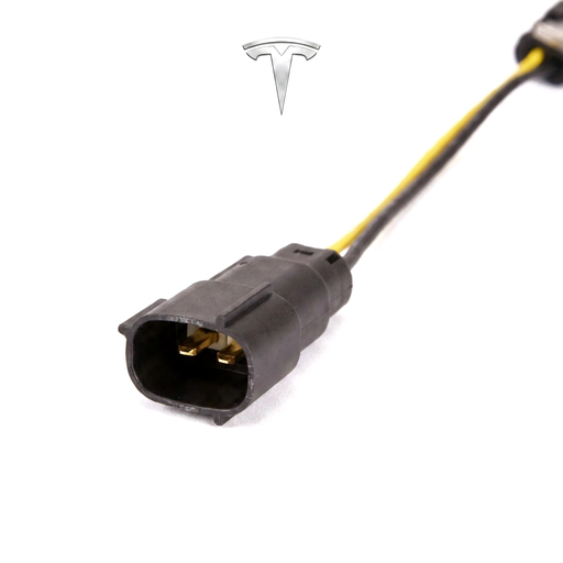 2-pin connector end with wire