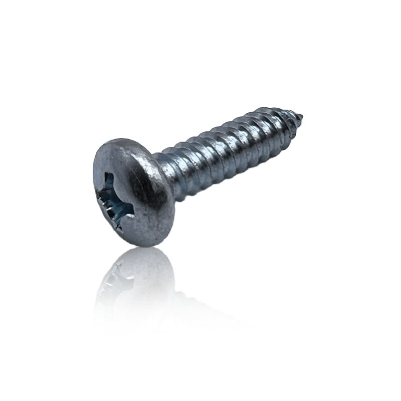 Universal #14 x 1 inch Phillips Pan Head Tap Screw | Zinc-Plated — Product Photo