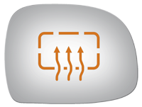 Burco Side View Mirror Heated - 3228H