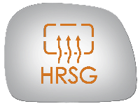 Burco Side View Mirror Heated W/Mount - 3269HRSG