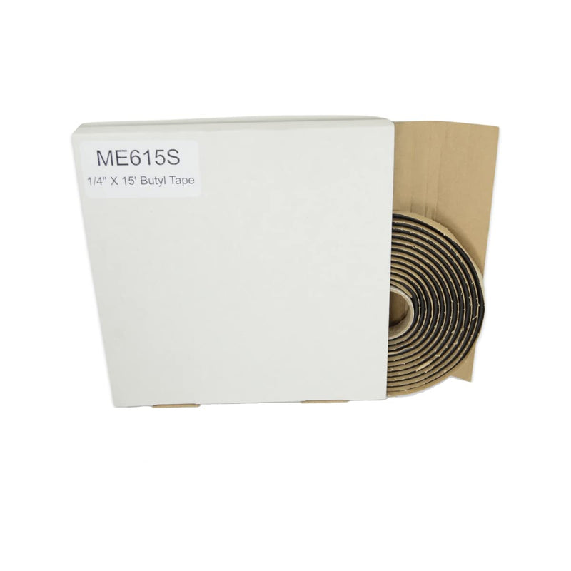Marcy Solid-Core Butyl Tape — 1/4" × 10ft | Individually Boxed | ME625