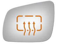 Burco Side View Mirror Heated - 4224H