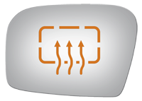 Burco Side View Mirror Heated - 4228H