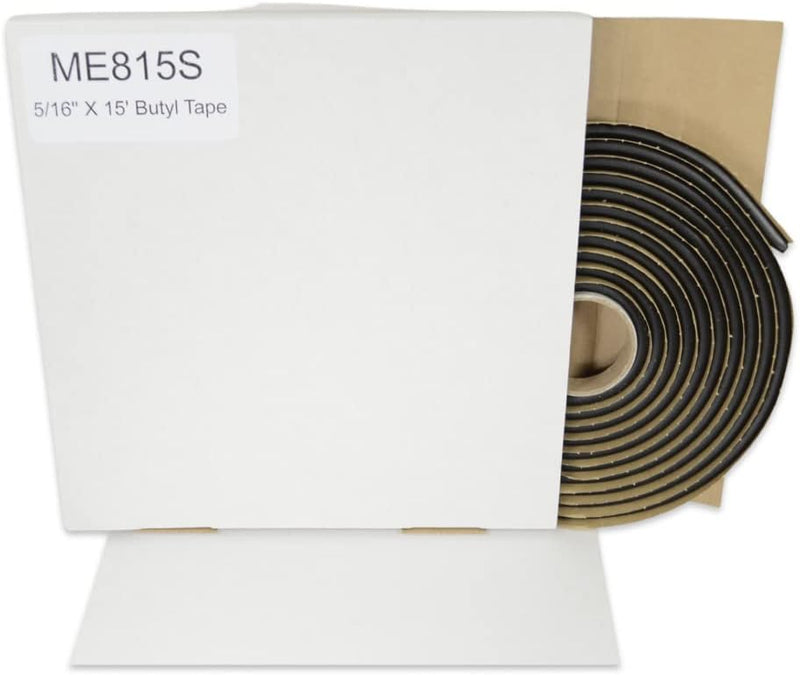 Marcy Solid-Core Butyl Tape — 5/16" × 10ft | Individually Boxed | ME825