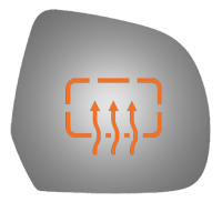 Burco Side View Mirror Heated - 5566H