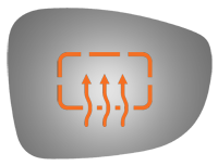 Burco Side View Mirror Heated - 5697H