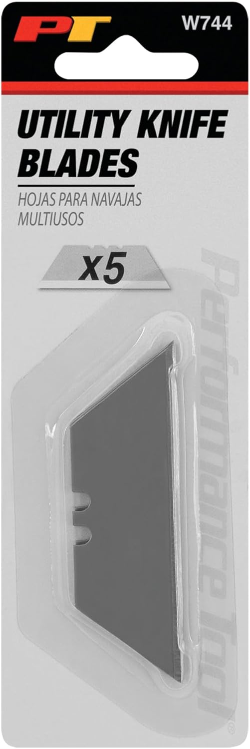 PERFW744 - Performance Tool Utility Knife Blades - 5 pkg.