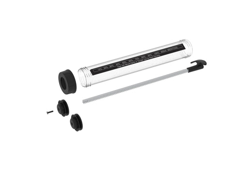 Meritool 6510-600 600 ml clear sausage conversion kit with barrel, push rack and fittings