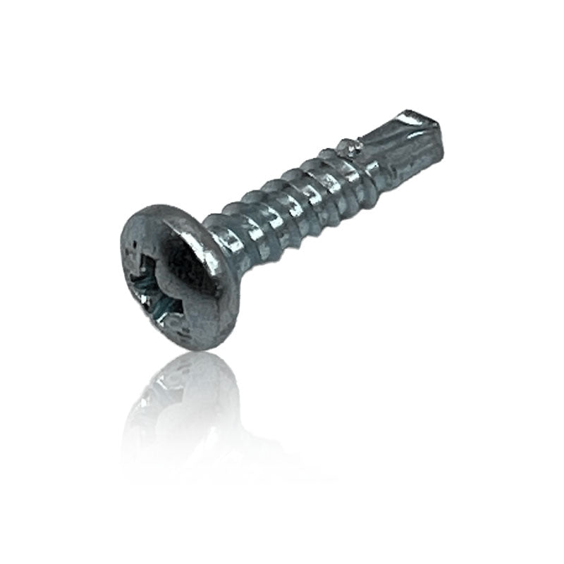 Universal #8 x 3/4 inch Phillips Pan Teks Self-Drilling Screw | Zinc-Plated — Product Photo