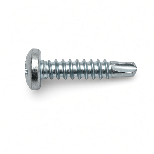 Universal #8 x 3/4 inch Phillips Pan Teks Self-Drilling Screw - Top Down
