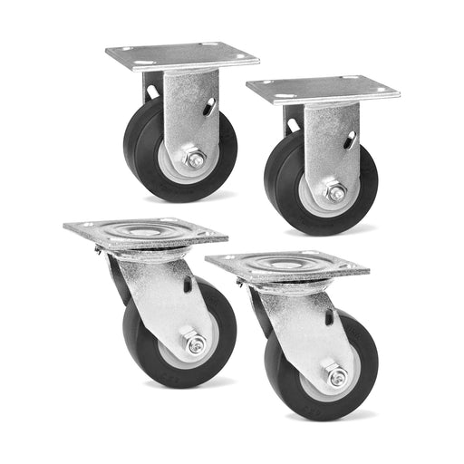 Burco PR-Series Caster Kit - 4 Piece Set with Hardware