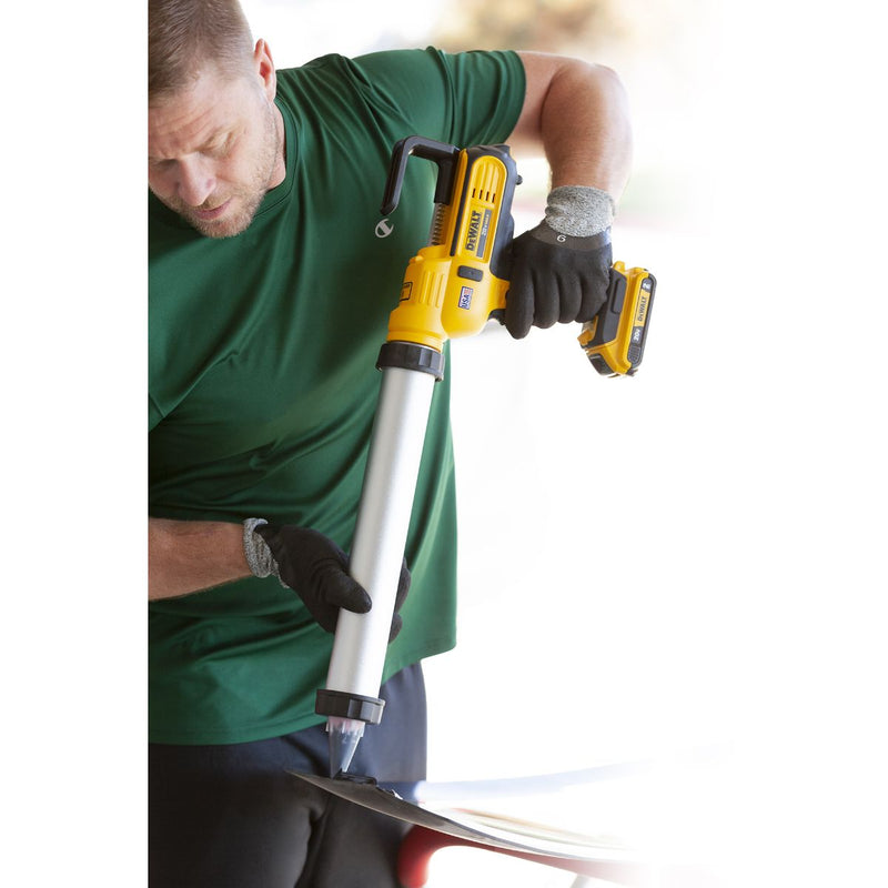 DeWalt Sausage Caulking Gun Kit 20V 20oz Aluminum Barrel
