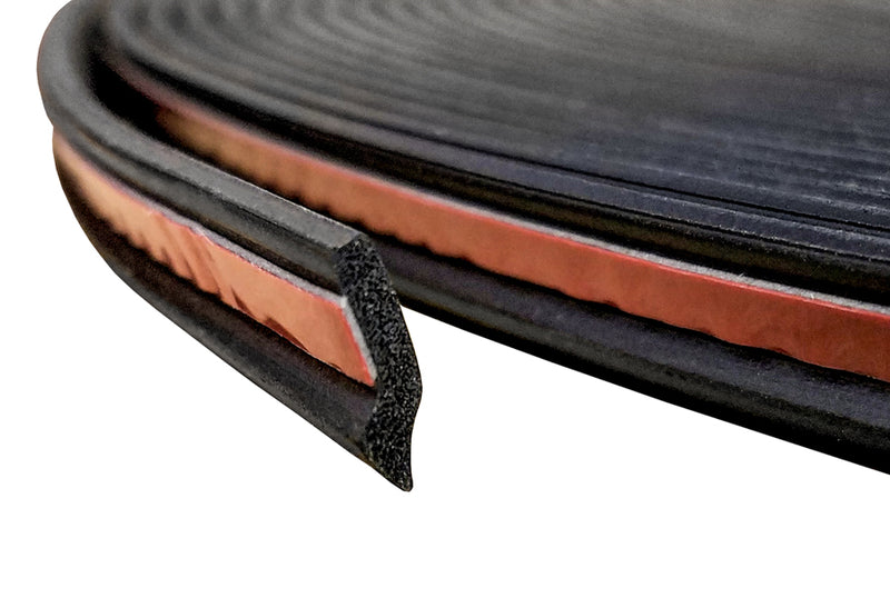 Precision Universal 5mm Foam Underside Glass Molding w/ Tape | 75ft Roll | PRM05USMF