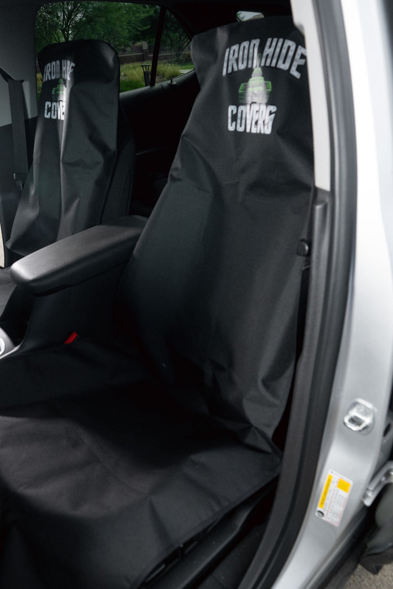 Iron Hide Seat Cover Set with custom logos
