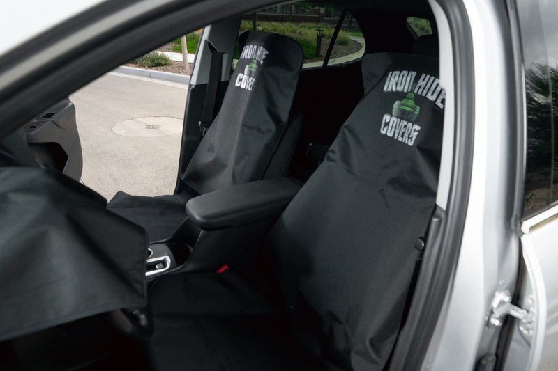 Iron Hide vehicle seat protection covers