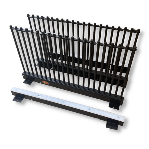 Burco 20-Lite Flatbed Windshield Carrier with 24" Masts, 2.19" Center