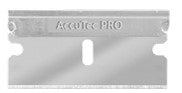 AMSRAPBL70640000 - AccuTec Pro Steel Back Single Edge Razor Blades - 100 pkg.