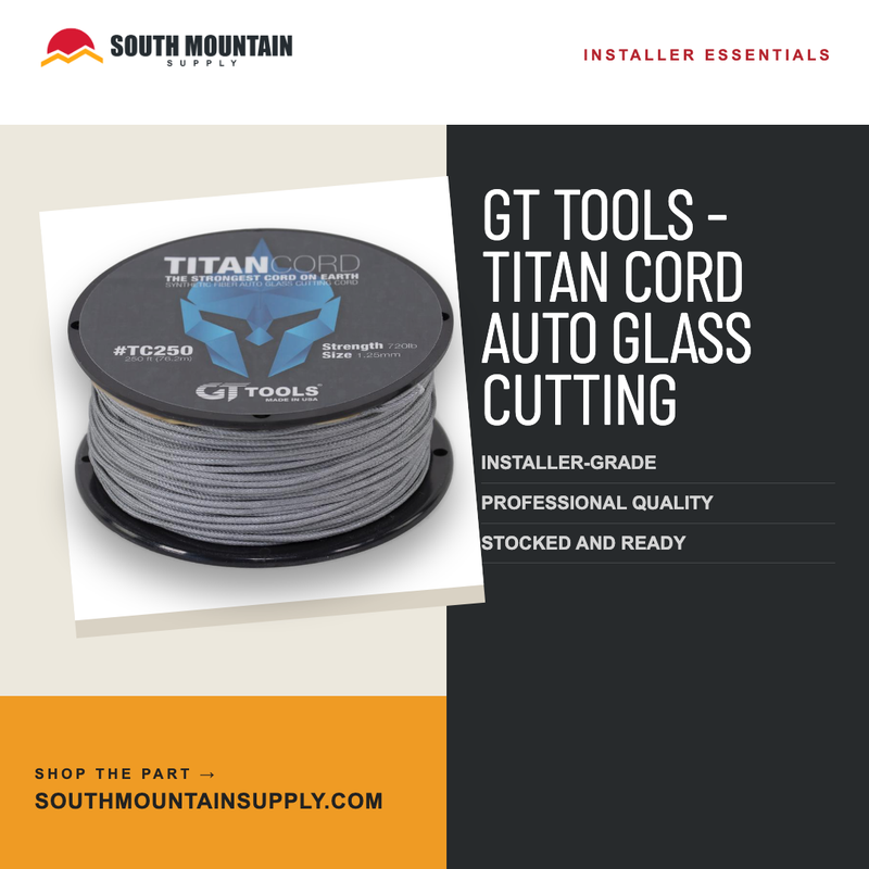 GT TOOLS - TITAN CORD AUTO GLASS CUTTING LINE 250'