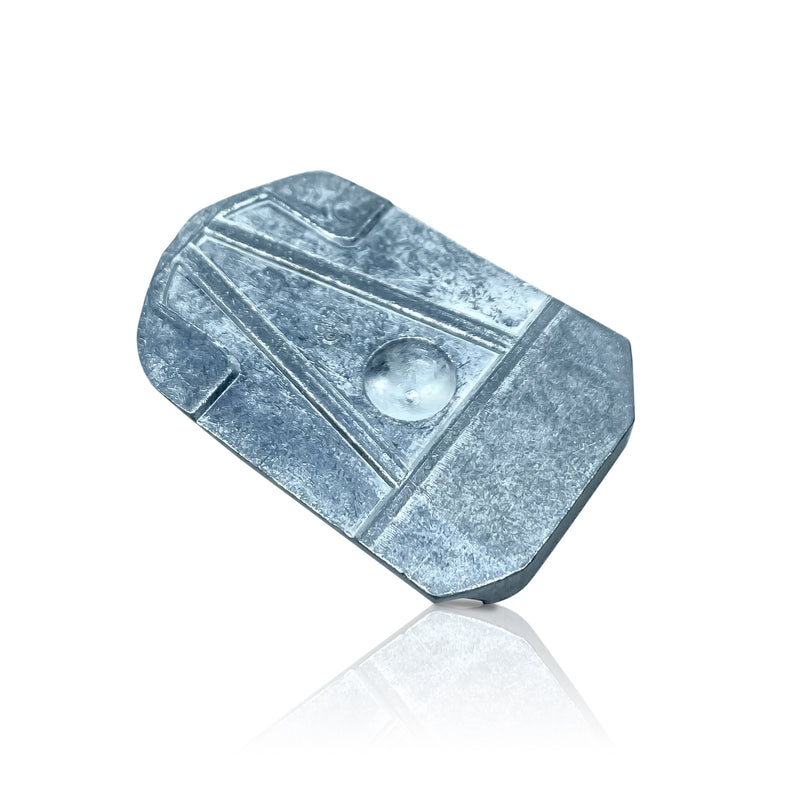 Ford Rearview Mirror Bond-On Button F1TZ-17698-A | Steel Windshield Mount — Product Photo