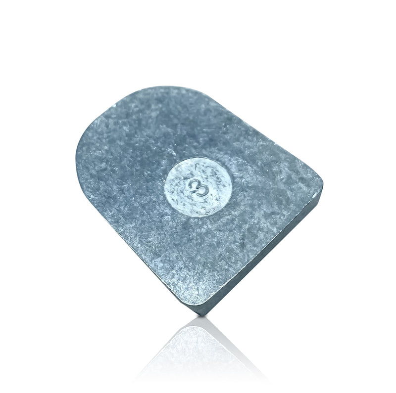 GM Rearview Mirror Bond-On Button 20626174 | Steel Windshield Mount — Product Photo