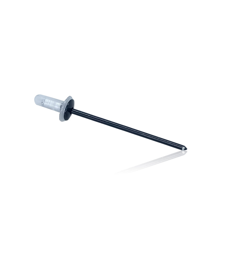 Toyota Land Cruiser Exterior Moulding Rivet 90269-04053 | Black 1/8 inch Short Grip — Product Photo