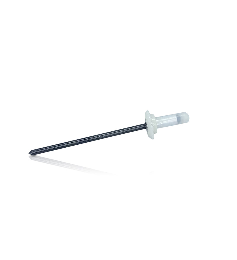 Toyota Lexus Windshield Moulding Rivet 75547-51021 | Shouldered 1/8 inch Black Aluminum — Product Photo