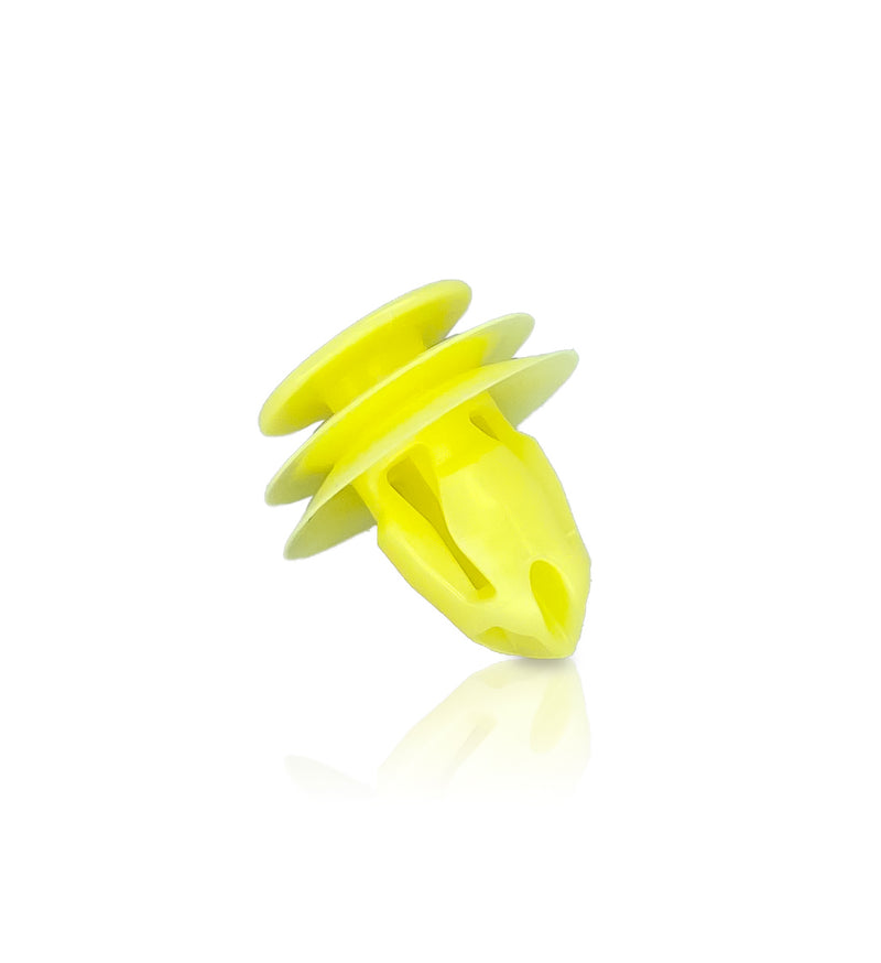 Honda Civic Windshield Moulding Interior Trim Retainer | Triple Head Yellow — Product Photo