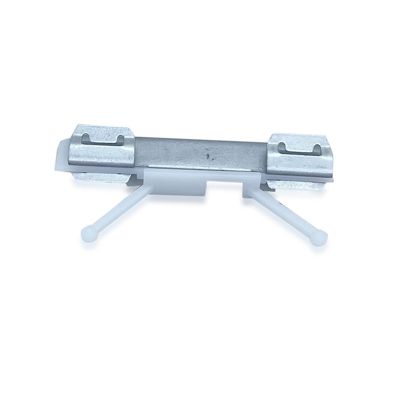 Volvo Glass Weatherstrip Pillar Trim Clip 30753556 | Nylon Metal, 60mm — Product Photo