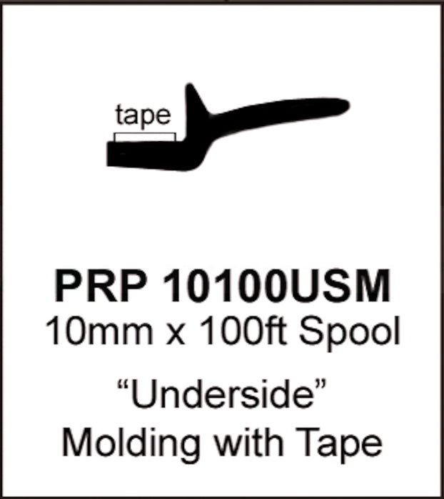 PRP10100USM - 10mm Underside Style Molding w/Tape - 100'