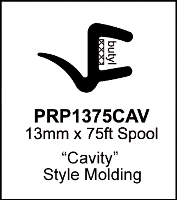 PRP1375CAV - 13MM Cavity Style Molding - 75'