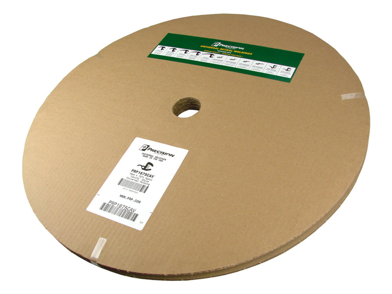 Precision Universal 16mm Cavity Glass Molding | 75ft Roll | PRP1675CAV