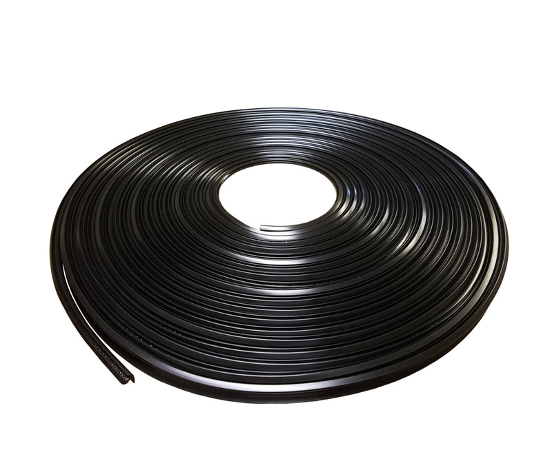 Precision Universal 17mm Conventional Glass Molding w/ Trim Line | 75ft Roll | PRP1775TL