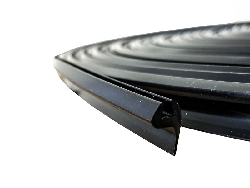 Precision Universal 17mm Conventional Glass Molding w/ Trim Line | 75ft Roll | PRP1775TL