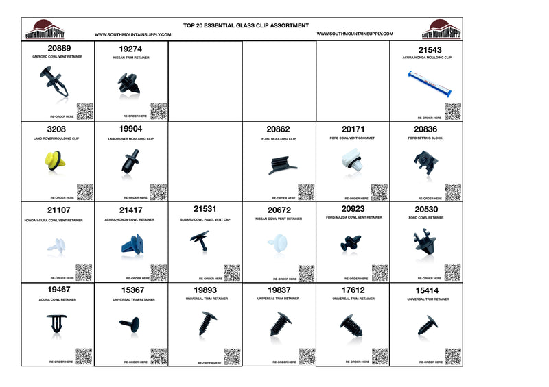 TOP 20 ASSORTED CLIP KIT
